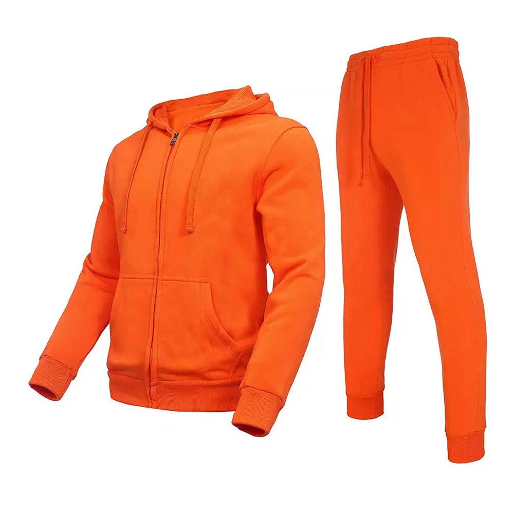 Long Sleeve Wholesale Hoodies Training Jogging Wear Zipper Hoodies Training Wear Custom Tracksuits 