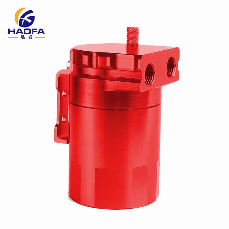 Universal Aluminum Alloy Oil Fuel Tank Baffled Reservoir Tank Oil Catch Tank Can For Motorcycle And Racing Car 