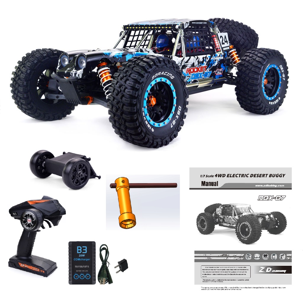 Zd Racing Dbx-07 1/7 2.4g 4wd Rc Car 80km/h High Speed Brushless Off-road Truck Remote Control Electric Rtr Models Toys For Kids 