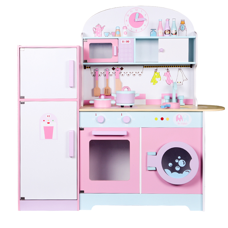 2021 Hot Sell Wholesale Wooden Pretend Play Cooking Toys Wooden Kitchen Toys 
